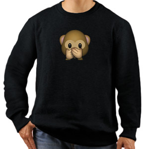 Jaket Sweater Monkey Emoji 