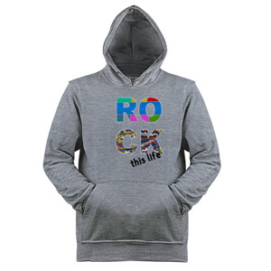 Jaket Hoodie kaos rock this life