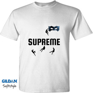 Kaos Baju Kaos Supreme Putih