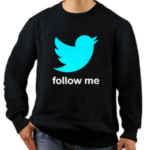 Jaket Sweater twiter follow me