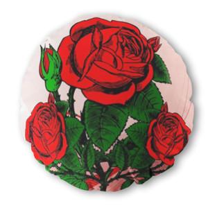 Bantal Bulat Roses