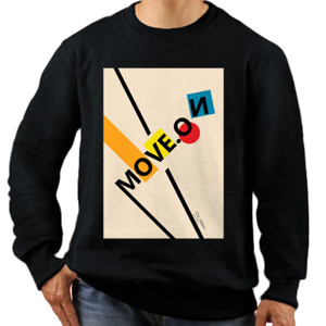 Jaket Sweater Kaos Pria Move On by Co_mbro 