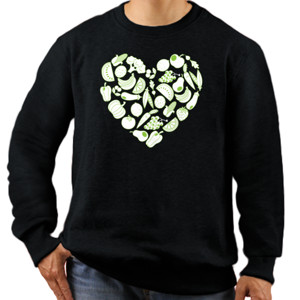 Jaket Sweater Vegetable Hearts