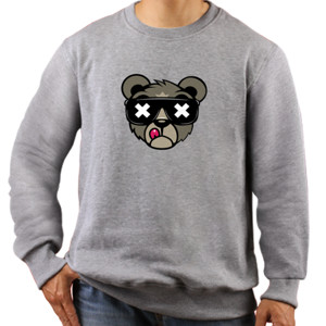 Jaket Sweater Cat with glasses
