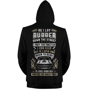 Jaket Hoodie PROTECT MY RIDE back print