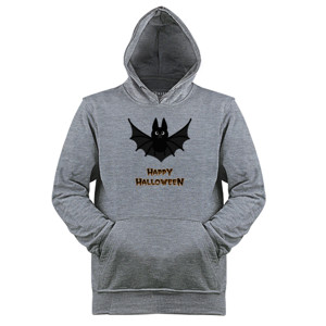 Jaket Hoodie Happy Halloween Cute Bat Cartoon