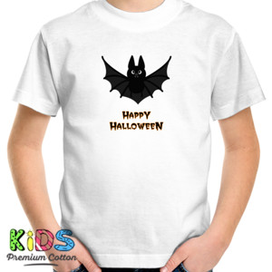 Kaos Happy Halloween Cute Bat Cartoon