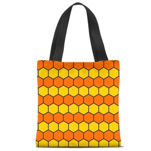 Tas Tote Fullprint Sarang Lebah
