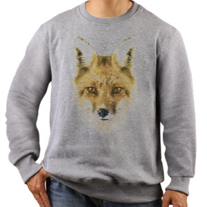 Jaket Sweater Fox Art