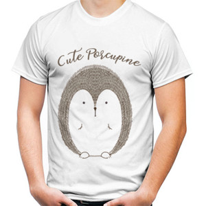 Kaos Cute Porcupine