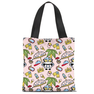 Tas Tote Fullprint tas panda kawaii