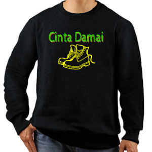 Jaket Sweater Kaos Cinta Damai