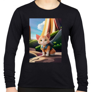 Kaos kucing berpetualang 