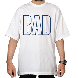 Kaos Oversize Bad typography tshirt pria wanita t-shirt