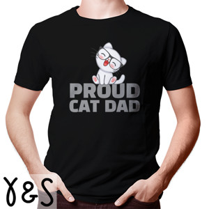 Kaos Cat Lover Pencinta Kucing Proud Cat Dad