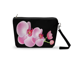 Pouch Trapesium Accessory Pouch Orchid Design