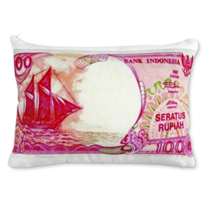 Bantal Uang Kuno Pecahan Rp 100