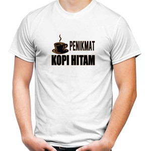 Kaos Penikmat Kopi Hitam