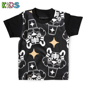 Kaos Anak Full-Print Kucing-Kucing Lucu