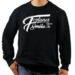 Jaket Sweater Pria "Fortunes Smile Upon Me"