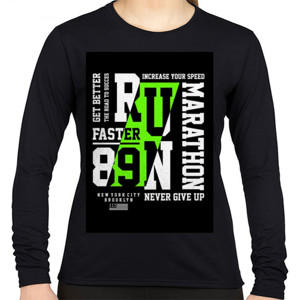 Kaos Lari Marathon 89 Green