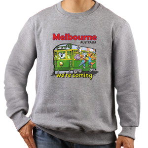 Jaket Sweater Melbourne - we are coming