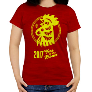 Kaos 2017 YEAR OF THE ROOSTER TAHUN BARU IMLEK 2