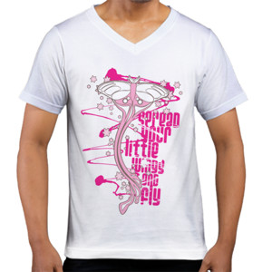 Kaos  Pink Butterfly