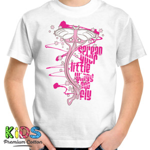 Kaos Pink Butterfly