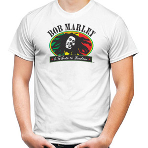 Kaos Bob Marlet Tribute To Fredom