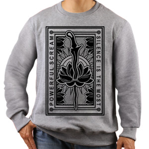 Jaket Sweater SILENCE IS THE MOST POWERFUL SCREAM