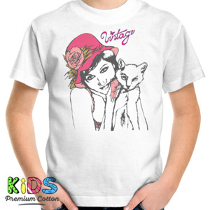 Kaos Vintage Kitty