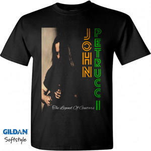 Kaos t-shirt Pic John Petrucci the legend -black