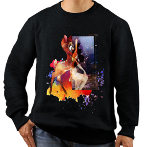 Jaket Sweater Kaos Bambi Art Splatter