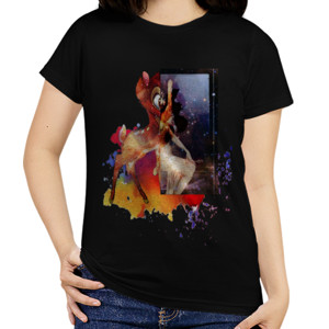 Kaos Kaos Bambi Art Splatter