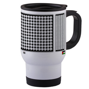 Travel Mug Kaffiyah - SpecialEdition: Palestine