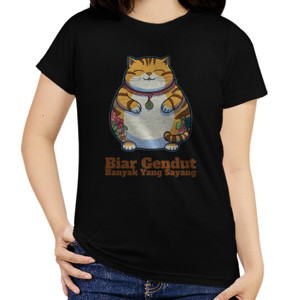 Kaos Kucing Gendut