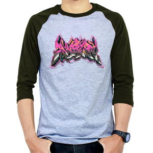 Kaos Raglan GRAFFITI ART JANEGARA