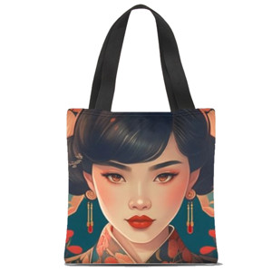 Tas Tote Fullprint Tas Retro Batik Java Model Super Keren Bagus Top