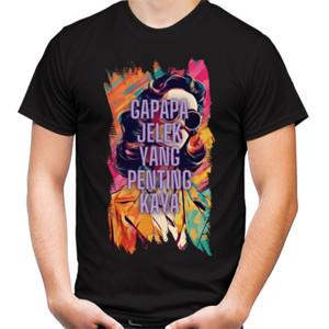 Kaos Gapapa Jelek Yang penting kaya