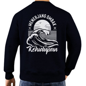 Jaket Sweater AS07 Menerjang Ombak Kehidupan