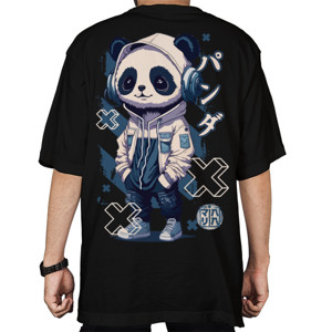 Kaos Oversize Panda - Streetwear Style