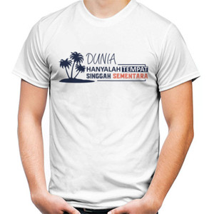 Kaos Kaos Distro Keren Islami Dunia Sementara