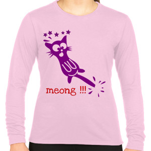 Kaos Kucing lucu