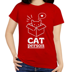 Kaos Wanita Lengan Pendek Puspus - Cat Person