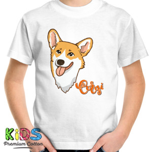 Kaos Anjing corgi