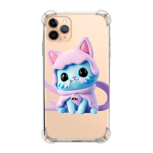 Casing HP Case Kucing Pakai Hoodie Kartun Lucu