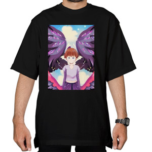 Kaos Oversize ANIME DENGAN SAYAP