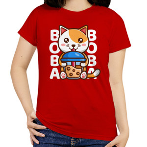 Kaos Wanita Lengan Pendek Puspus - Boba