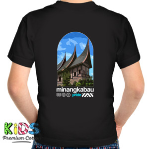 Kaos Pride Rumah gadang minangkabau